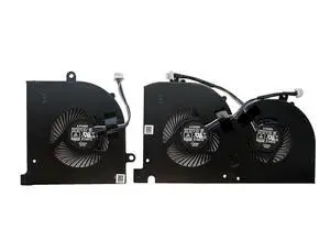 Tiugochr New CPU + GPU Cooling Fan Replacement for MSI GS75 Stealth P75 Creator MS-17G1 MS-17G2 Fan Tiugochr New CPU + GPU Cooling Fan Replacement for MSI GS75 Stealth P75 Creator MS-17G1 MS-17G2 Fan