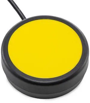 X-keys One Button Switch Wired to 3.5mm Plug (2.5, Yellow) 12 Foot (3.6m) Cable X-keys One Button Switch Wired to 3.5mm Plug (2.5, Yellow) 12 Foot (3.6m) Cable