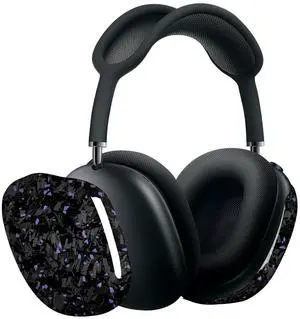 MONOCARBON Real Carbon Fiber Case for AirPods Max (2024/2020), Military-Grade Protective Hard Cover for Apple Max Headphones, Unique Forged Glossy, Scratch-Resistant, Essential Accessories-Purple MONOCARBON Real Carbon Fiber Case for AirPods Max (2024/2020), Military-Grade Protective Hard Cover for Apple Max Headphones, Unique Forged Glossy, Scratch-Resistant, Essential Accessories-Purple