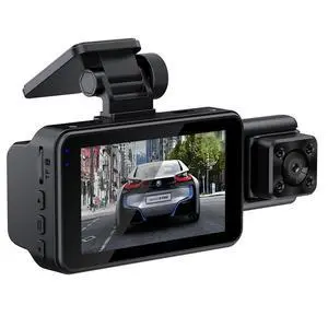 Car Dashcam Front Rear Car Camera with 64G SD Card, 1920P+1080P FHD Car Camera, 3.0" IPS 140 Wide Angle Camera, G-Sensor, WDR, 24H Parking Mode, Loop Recording Car Dashcam Front Rear Car Camera with 64G SD Card, 1920P+1080P FHD Car Camera, 3.0" IPS 140 Wide Angle Camera, G-Sensor, WDR, 24H Parking Mode, Loop Recording