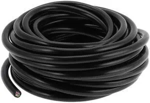 HEROFFIX Ground Wire Power Wire 33FT Black TC 1 Pc 16AWG 8 Conductor Fully Insulated & Soft Touch Jacket Universal HEROFFIX Ground Wire Power Wire 33FT Black TC 1 Pc 16AWG 8 Conductor Fully Insulated & Soft Touch Jacket Universal