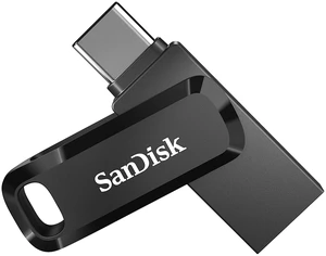 SanDisk 32GB Ultra Dual Drive Go USB Type-C Flash Drive, Black - SDDDC3-032G-G46 SanDisk 32GB Ultra Dual Drive Go USB Type-C Flash Drive, Black - SDDDC3-032G-G46