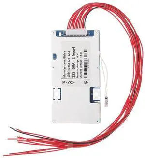 Bisida 12S BMS 38.4V 50A Lifepo4 Battery Management System PCB Protection Board with Balance Wire and NTC,Ten Functional Protections, Common Port, for Lifepo4 Battery Pack (12S 38.4V 50A) Bisida 12S BMS 38.4V 50A Lifepo4 Battery Management System PCB Protection Board with Balance Wire and NTC,Ten Functional Protections, Common Port, for Lifepo4 Battery Pack (12S 38.4V 50A)