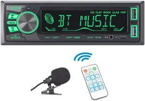 LXKLSZ Car Stereo Bluetooth Single Din LCD Audio Radio with Brightness Adjustment APP Control MP3 Player Supports Hands Free Calling AM/FM Radio AUX Input TF/EQ/USB Fast Charging Radio Receiver LXKLSZ Car Stereo Bluetooth Single Din LCD Audio Radio with Brightness Adjustment APP Control MP3 Player Supports Hands Free Calling AM/FM Radio AUX Input TF/EQ/USB Fast Charging Radio Receiver