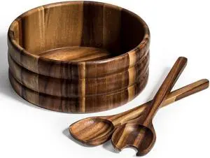 Large Salad Bowl with Servers with Classic design