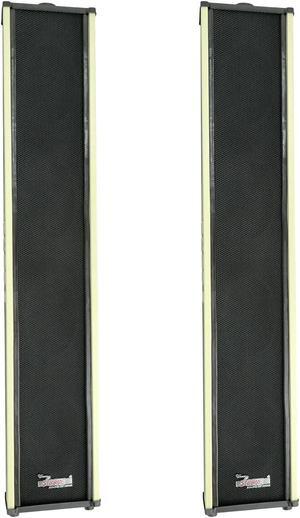 Outdoor Speaker Wall Speaker Surround Sound Indoor Home Patio Garden 2 Pieces Creamy White; 30 Wattage
