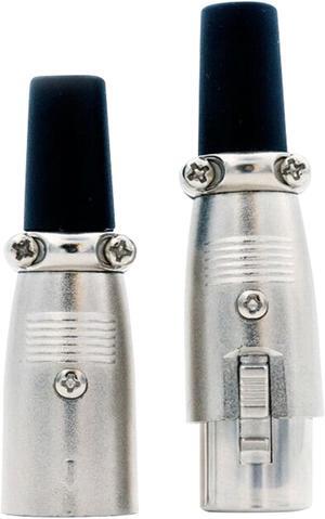 3 Pin XLR Male Female Microphone Audio Cable Connector Solder Snake Plug Mic XLR Adapter Connectors Pair 5 Core XLR 1 Pair