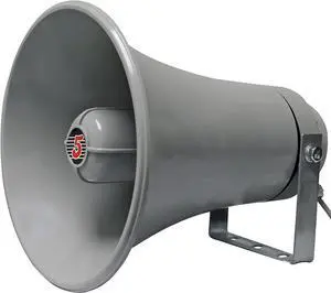 5 Core Indoor Outdoor PA Horn Circular Speaker - 9 Inch 20 Watt Power Compact Loud Sound Megaphone Driver Horns w/ 400Hz-5KHz Frequency; 8 Ohm Waterproof Weatherproof - Vehicle Siren UHC 150