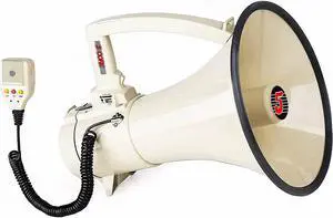 Megaphone Bullhorn Cheer Horn Mic Recording Siren Blow Horn Hand Held Mega Phone Loudhailer 5 Core 3501 USB