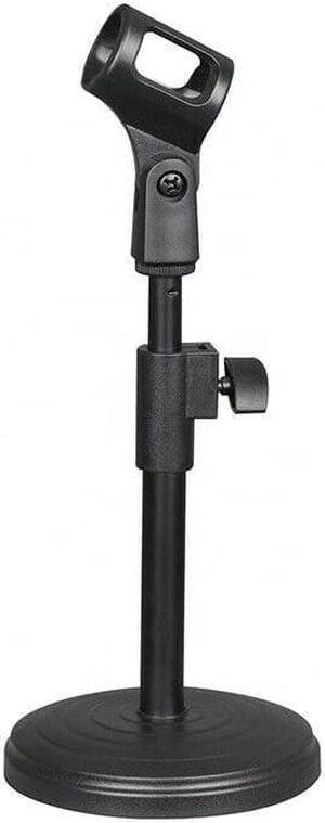 Desktop Microphone Stand Table Desk Mic Holder Stands Clip Holder Mount Clamp Round Base Podcast Recording 5Core MS RBS BOOM Ratings Best Deal