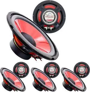 Products 6 inch Subwoofer Replacement DJ Speaker Sub Woofer Loudspeaker Wide Range Loud 5 Core WF 672 PP