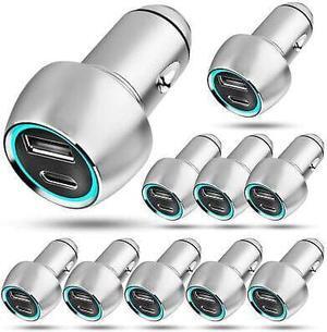 Products 5Core 12V Car USB Fast Charger USB-C Dual Port Adapter For IPhone;  Samsung;  CDKC12