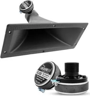 5Core 4x10 Inch Piezo Flush Mount Horn Tweeter w/ Driver Unit Car Pro Speakers HISE 4X10 1PC 5C-D26