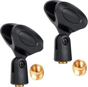 2-Pack Large Microphone Clips for all Handheld 5 Core MC 02 2PCS