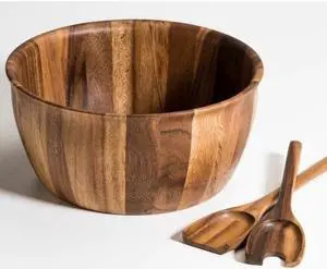 Kalmar Home X-Large Salad Bowl with Servers