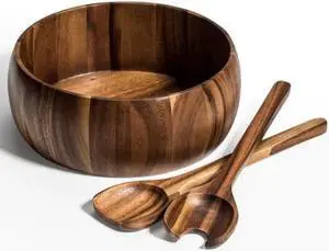 Large Salad Bowl with Servers