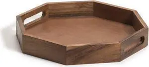Kalmar Home Medium Octagon Serving Tray - 13"
