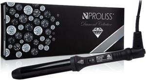 Proliss The Twister - 32mm Tourmaline-Infused Ceramic Pro Curling Wand w/ Cool Tip - Diamond Collection - Matte Black