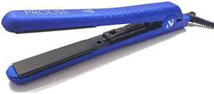 Proliss Infusion 1" Single Pass 100% Solid Ceramic Flat Iron - Diamond Collection - Metallic Blue
