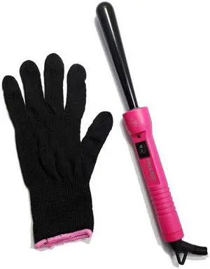 Proliss The Twister - 13mm-25mm Tourmaline-Infused Ceramic Pro Curling Wand - Pink
