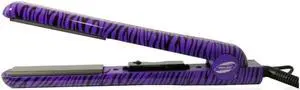 Proliss Infusion 1.25" Single Pass 100% Solid Ceramic Flat Iron - Purple Zebra