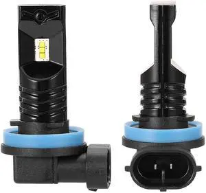 2PCS 600lm 80W H8/H9/H11 LED Fog DRL Bulbs IP68 6000K Waterproof - Black - One size 2PCS 600lm 80W H8/H9/H11 LED Fog DRL Bulbs IP68 6000K Waterproof - Black - One size