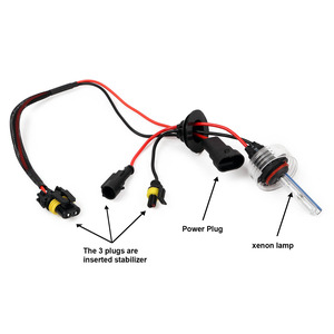 Pair Of H1 55W Xenon Replacement Bulbs - 4300k G3B4, Pure White Light