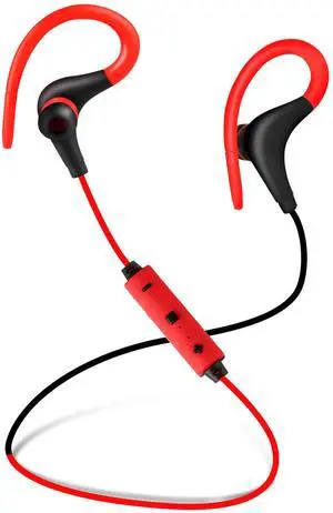 Wireless Sport In-Ear Headphones V4.1 Sweatproof Mic Noise Canceling - Black - One size