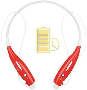 KOCASO Wireless Sports Hands-Free Headset Phone Tablet - Red - One size