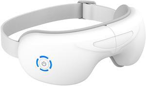 Fresh Fab Finds Eye Massager Rechargeable Heat Music Mask 3 Modes - White - One size
