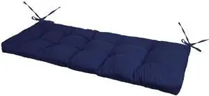 Fresh Fab Finds Bench Seat Cushion Non-Slip Waterproof 51.18x19.68in - Navy - One size