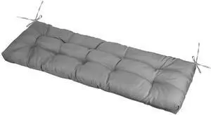 Fresh Fab Finds Bench Seat Cushion Waterproof 51.18x19.68in Non-Slip - Gray - One size