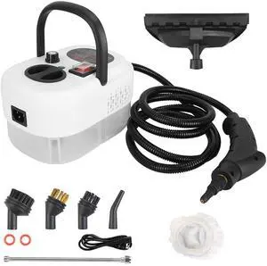 Fresh Fab Finds 2500W Handheld Steamer Cleaner High Temp for Car Tile - White - One size