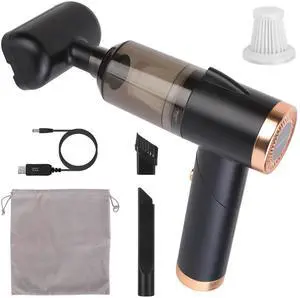 Fresh Fab Finds 3-in-1 Cordless Vacuum 120W 9000PA Foldable Rechargeable - Black - One size
