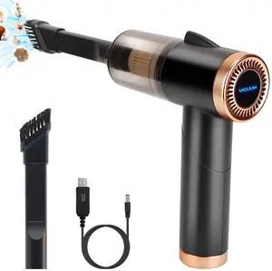 Fresh Fab Finds 120W Cordless Handheld Vacuum 9000PA w/ Light - Black - One size