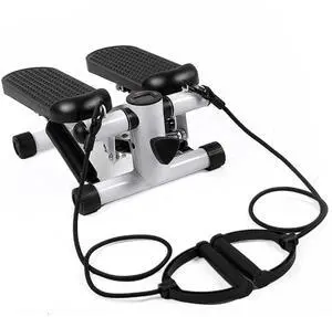 Fresh Fab Finds Mini Fitness Stepper w/ Bands & LCD Monitor - Gray - One size