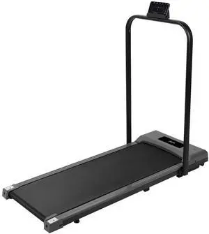 Fresh Fab Finds 2-in-1 Folding Treadmill w/ Remote & App Control - Black - One size