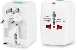 Fresh Fab Finds Universal Travel Adapter AC Power Plug Worldwide Socket - White - One size