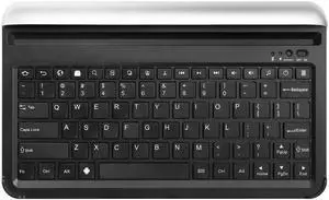 Fresh Fab Finds Ultra-portable Wireless Keyboard w/ Built-in Stand Silver - One size