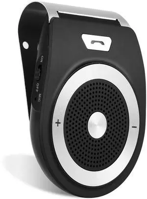 Fresh Fab Finds Wireless Car Speakerphone V4.1 Sun Visor Hands-Free - Black - One size