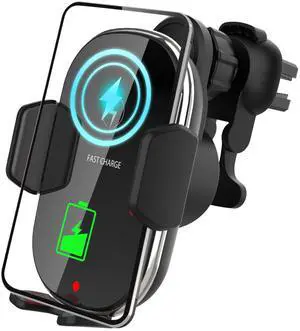 Fresh Fab Finds 15W Wireless Car Charger & Vent Mount - iPhone 13/12 - Black - One size Fresh Fab Finds 15W Wireless Car Charger & Vent Mount - iPhone 13/12 - Black - One size