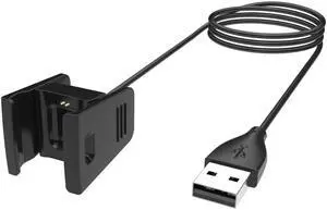 Fresh Fab Finds 2Pcs USB Chargers for Fitbit Charge 2 Replacement - Black - One size Fresh Fab Finds 2Pcs USB Chargers for Fitbit Charge 2 Replacement - Black - One size