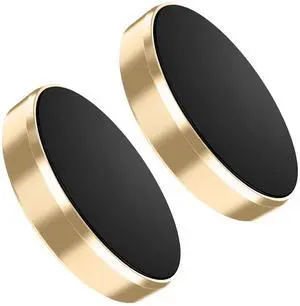 Fresh Fab Finds 2-Pack Magnetic Dashboard Phone Holders - Gold - One size Fresh Fab Finds 2-Pack Magnetic Dashboard Phone Holders - Gold - One size