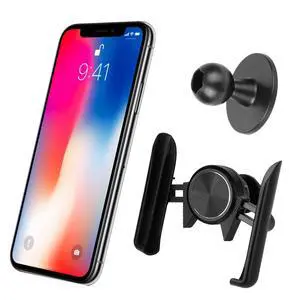 Fresh Fab Finds Car Vent Phone Mount Universal Clip Stand - Black - One size Fresh Fab Finds Car Vent Phone Mount Universal Clip Stand - Black - One size
