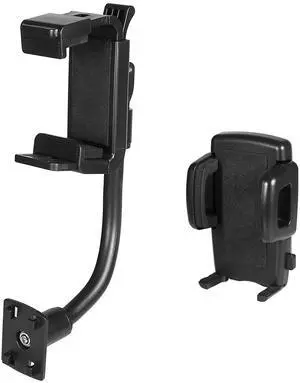 Fresh Fab Finds Rearview Mirror Car Mount Phone Stand - Black - One size Fresh Fab Finds Rearview Mirror Car Mount Phone Stand - Black - One size