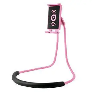 Fresh Fab Finds Gooseneck Phone Holder for Desk/Bed/Bike - Pink - One size Fresh Fab Finds Gooseneck Phone Holder for Desk/Bed/Bike - Pink - One size