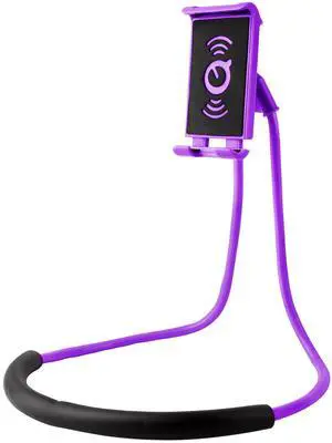 Fresh Fab Finds Gooseneck Phone Holder for Desk/Bed/Bike - Purple - One size Fresh Fab Finds Gooseneck Phone Holder for Desk/Bed/Bike - Purple - One size