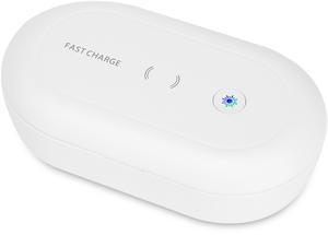 Fresh Fab Finds UV Sanitizer Box w/ Wireless Charging & Diffuser - White - One Size