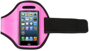 Fresh Fab Finds Adjustable Phone Armband for iPhone 5 & Under 4in - Hot Pink - One size