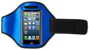 Fresh Fab Finds Adjustable Phone Armband for iPhone 5 & Under 4in - Blue - One size